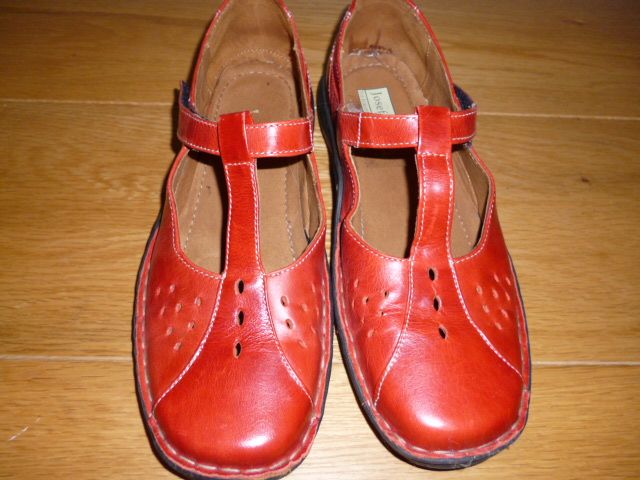 Josef Seibel, Schuhe, Gr. 40, rot, Riemchenschuhe in Gummersbach