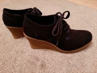 Keilabsatz Schuhe Dunkelblau Bayern - Miesbach Vorschau