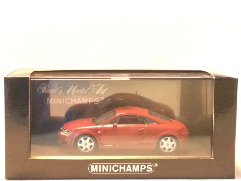 Minichamps 1:43 Audi TT Coupé 1998 Rot Art: Nr. 430 017221 in Einhausen (Thüringen)