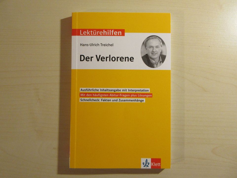 Lektürehilfe Der Verlorene Hans-Ulrich Treichel Klett-Verlag Buch in Denzlingen