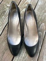 Varese: schwarze Leder - Pumps / High Heels m Blockabsatz, Gr. 36 Bayern - Starnberg Vorschau