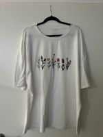 Oversize Tshirt Shirt weiß mit Blumen Nordrhein-Westfalen - Sonsbeck Vorschau