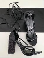 Schwarze neue Damenschuhe Glitzer Gr 39 Huchting - Kirchhuchting Vorschau