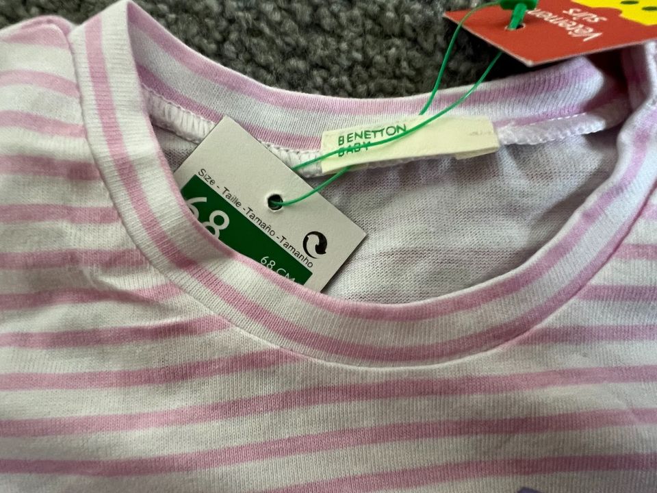 NEU mit Etikett: Gr. 68 * 5er Set Mädchen Shirts * von Benetton * in Berlin