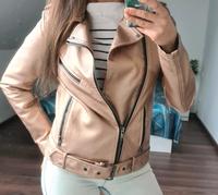 Stilvolle Kunstlederjacke in trendigem Roségold XS Bayern - Türkheim Vorschau