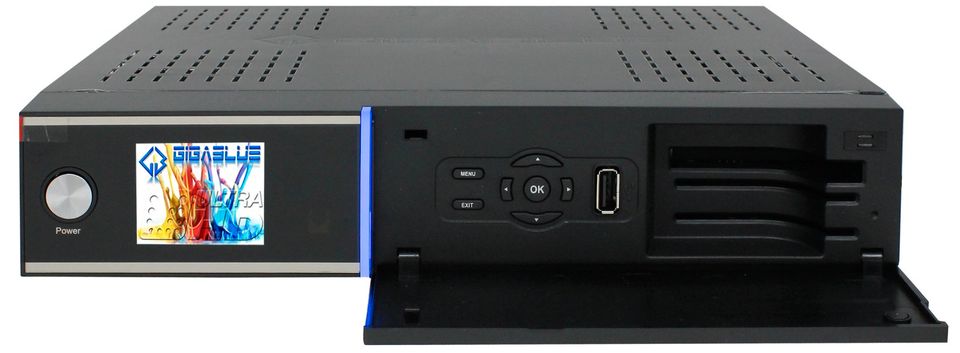 GigaBlue UHD UE 4K Sat Receiver Linux E2 2x FBC DVB-S2X in Herne