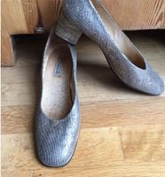 Pumps, Absatzschuhe, DONATELLA, GR 40 41, Silber Gold, Leder, Nordrhein-Westfalen - Hemer Vorschau