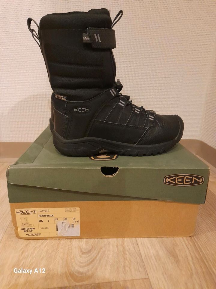 Keen Winterport Neo WP Winterstiefel Boot Raven/Black Gr.32/33 in Scheibenberg