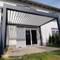 Lamellendach Pergola Aluminium Terrassenüberdachung 5,1 m x 4 m Hessen - Nauheim Vorschau