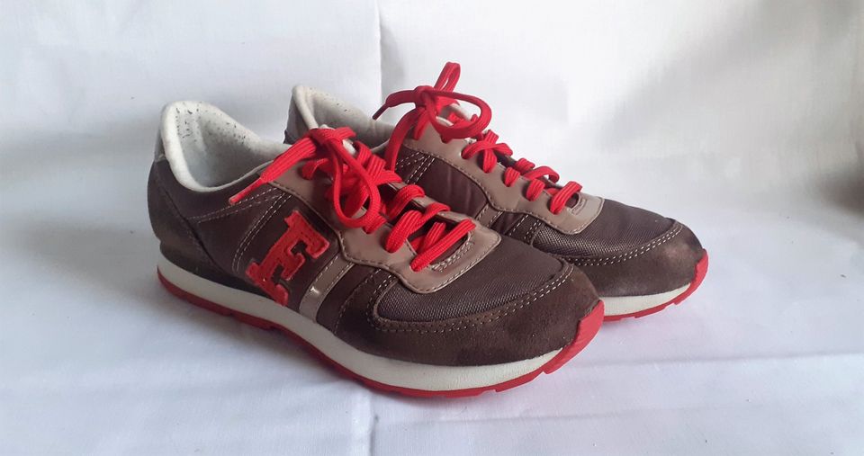 °ESPRIT° Schöne Sneaker° Gr.38° Braun/Rot) in Zettingen