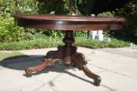 Tisch Antik Dreibein massiv oval 131x100 cm braun Nordrhein-Westfalen - Ahlen Vorschau