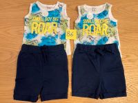 2 Outfits Ärmellos und kurze Hose Gr.86 Kinderkleidung Sommer Nordrhein-Westfalen - Nideggen / Düren Vorschau