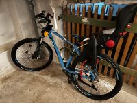 Fahrrad hellblau mit Kindersitz Leipzig - Schönefeld-Abtnaundorf Vorschau