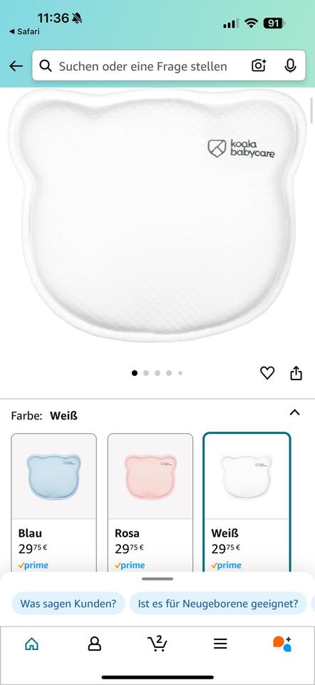 ✅[Neu&OVP] KOALA BABYCARE Babykissen, abnehmbar, Memory Foam in Berlin