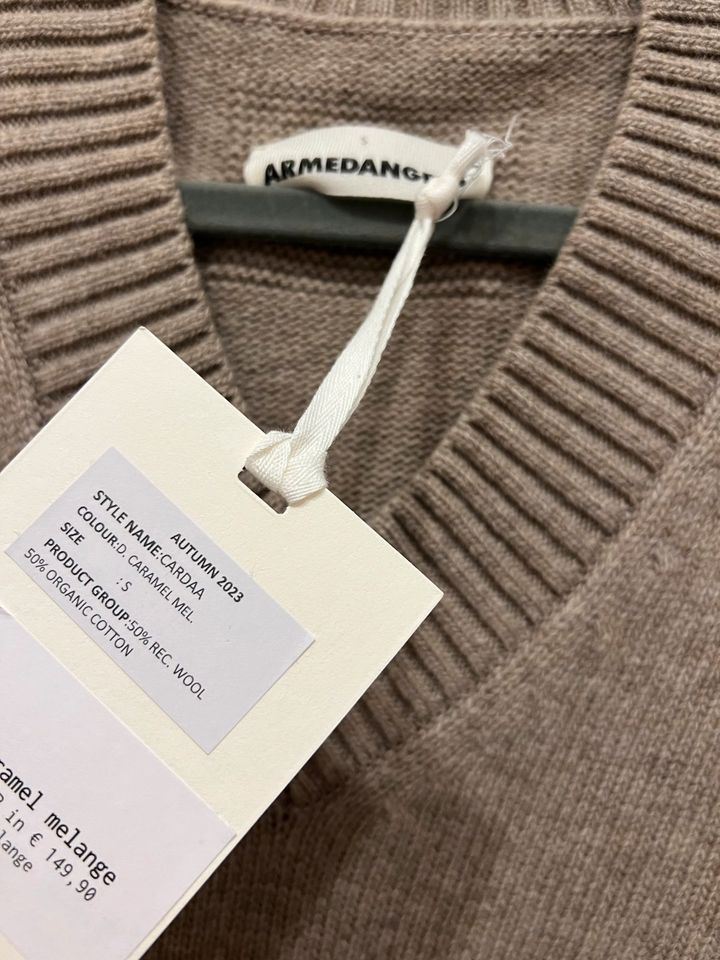 Wunderschöner Long Pullover S / M, Armedangels, neu, taupe / beig in Bochum