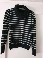 Damen Pullover Schwarz Weiß gestreift Größe M Sweater Hoddie Berlin - Hellersdorf Vorschau