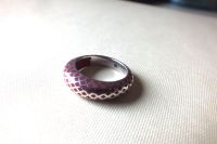 Esprit Silberring edel in dunkel pink mit Muster   ca. 18mm Nordrhein-Westfalen - Hiddenhausen Vorschau