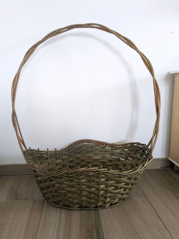 Pflanzkübel Pflanzkorb 70cm Ostern Weidenkorb Osterkorb Deko in Neuenstein