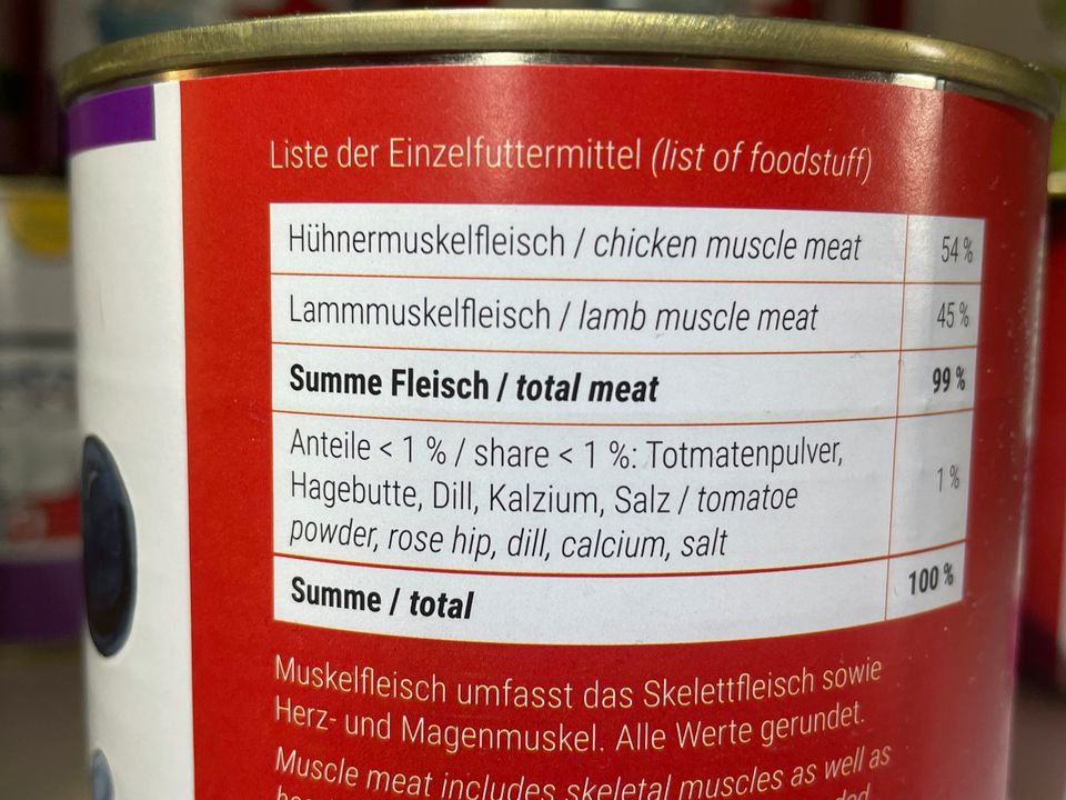 WE-Angebot! ANIfit Katzenfutter, 99% Fleischsnteil, 810 g Dosen in Blaichach