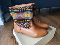 Apple of Eden Bianca Stiefeletten Schuhe gefüttert 42 Bayern - Friedberg Vorschau