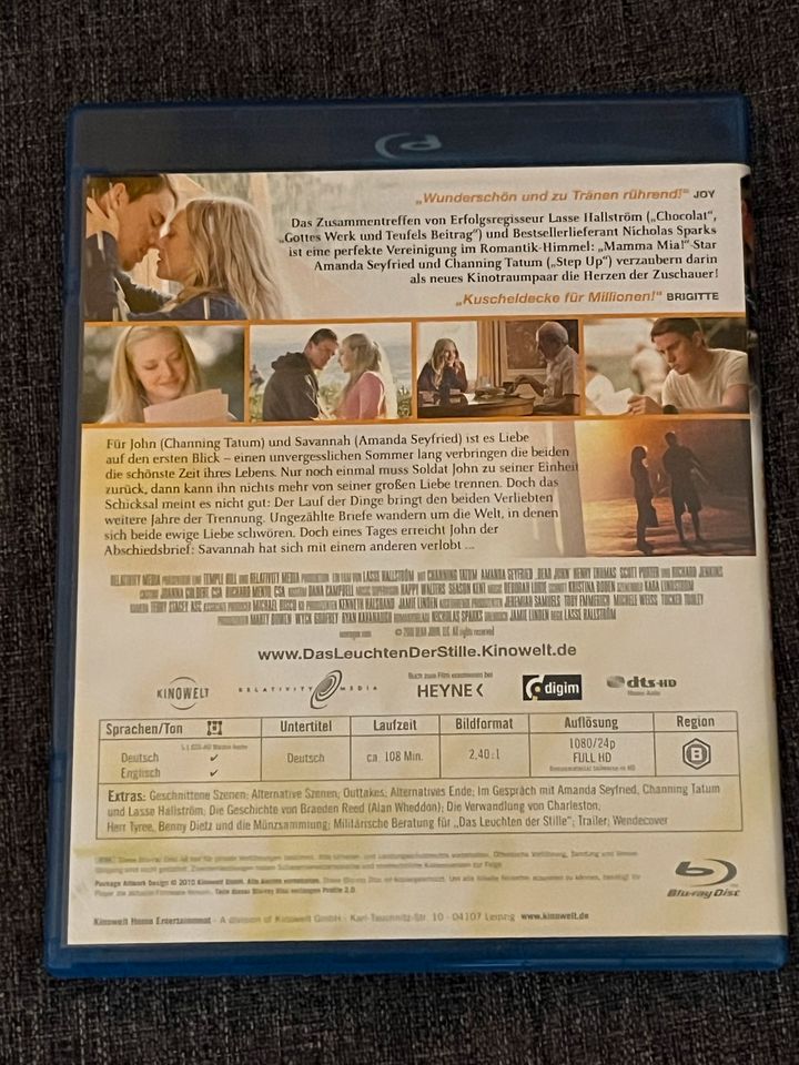 Bluray Das Leuchten der Stille Channing Tatum & Amanda Seyfried in Büttelborn