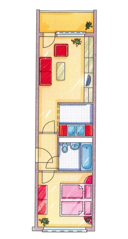 Gemütliches Zuhause: Entdecke diese traumhafte 2-Zimmer-Wohnung! in Chemnitz