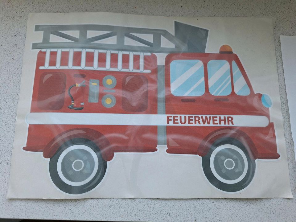 Kinder Wandtattoo Feuerwehr Kinderzimmer in Tostedt