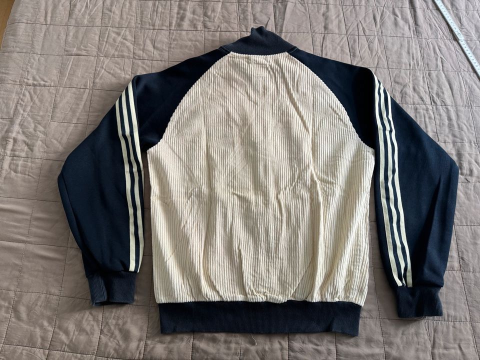 Adidas Original Velour Curderoy Jacke Gr S Dunkel Blau / Nature in München