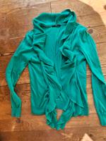 Zero only strickjacke Cardigan grün xs 34 Volants rüschen Thüringen - Zeulenroda Vorschau