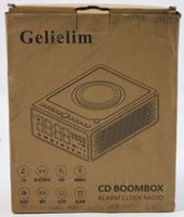 Gelielim LC-10W CD Player Boombox Fernbedienung Dual Wecker Radio Baden-Württemberg - Mühlacker Vorschau