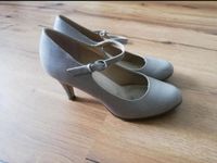 Pumps Highheels 39 grau taupe Riemchen Nordrhein-Westfalen - Herne Vorschau