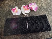 Vintage alte festliche Satin Clutch mit Perlen bestickt schwarz Bayern - Königsbrunn Vorschau