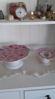 2 Platten Porzellan f. Cupcakes etc. rosa, Shabby Baden-Württemberg - Freiburg im Breisgau Vorschau