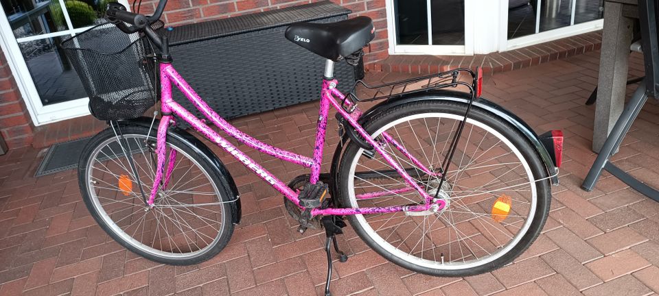 Fahrrad Damen 26" pink Stadtrad in Grabow