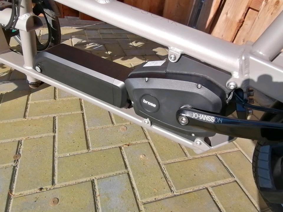 Lastenrad Transportrad Johansson Oscar mit Neigetechnik Brose in Twist