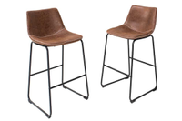 2er Set Design Barhocker DJANGO vintage braun Microfaser Neustadt - Hohentor Vorschau