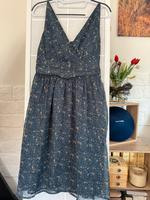 Minikleid blau mit Blumenmotiv Bayern - Selb Vorschau