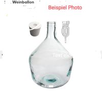 Ballonflasche zum Wein herstellen  , o.ä . - siehe Photos Münster (Westfalen) - Gremmendorf Vorschau