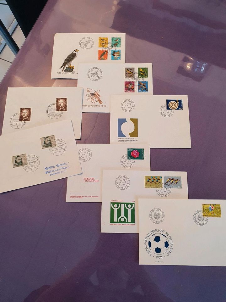 Briefmarken Sammlung Konvolut in Laubach