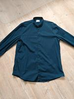 Calvin Klein Mao Kragen Hemd dunkelblau Gr. 43 Slim Fit Niedersachsen - Edewecht Vorschau