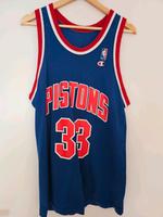 Original NBA Champion Basketball Trikot Detroit Pistons Hill M Niedersachsen - Aurich Vorschau