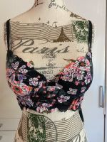 H&M BH schwarz Blumen push up 75A NEU Hessen - Kassel Vorschau