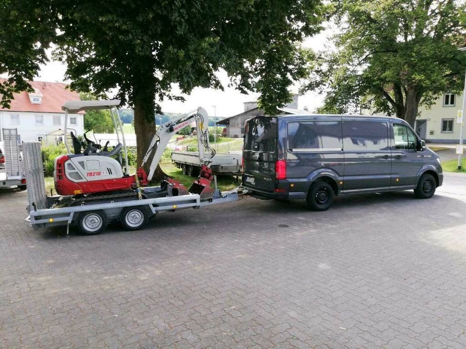 Minibagger mieten Baumaschine Gartenbau Abriss Erdbau in Vogt