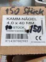 Kammnägel 4x40 mm verzinkt 150 Stück Kamm-Nägel Nordrhein-Westfalen - Solingen Vorschau