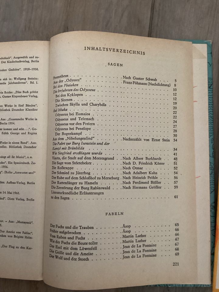 DDR 70er Jahre Lesebücher, Kl. 6 und 9/10, pro Buch in Erfurt