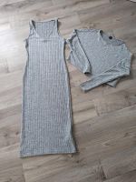 2 Teiler Kleid Pullover 38 M S 36 grau Strickkleid Strick Bayern - Würzburg Vorschau