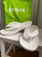 CROCS Zehensandale Flip Flops Weiss NEU  Gr. 11 M ~ Gr. 45 Hessen - Erlensee Vorschau