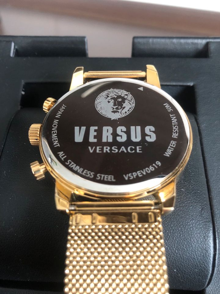Versace Versus Herren Uhr Armbanduhr Gold in Graach