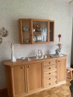 Sideboard und Hängevitrine aus Holz Niedersachsen - Worpswede Vorschau