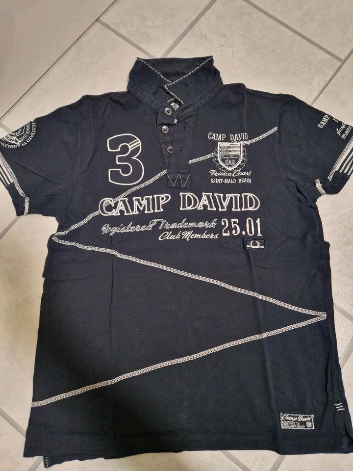 Camp david t shirt gr L blau herren in Moers